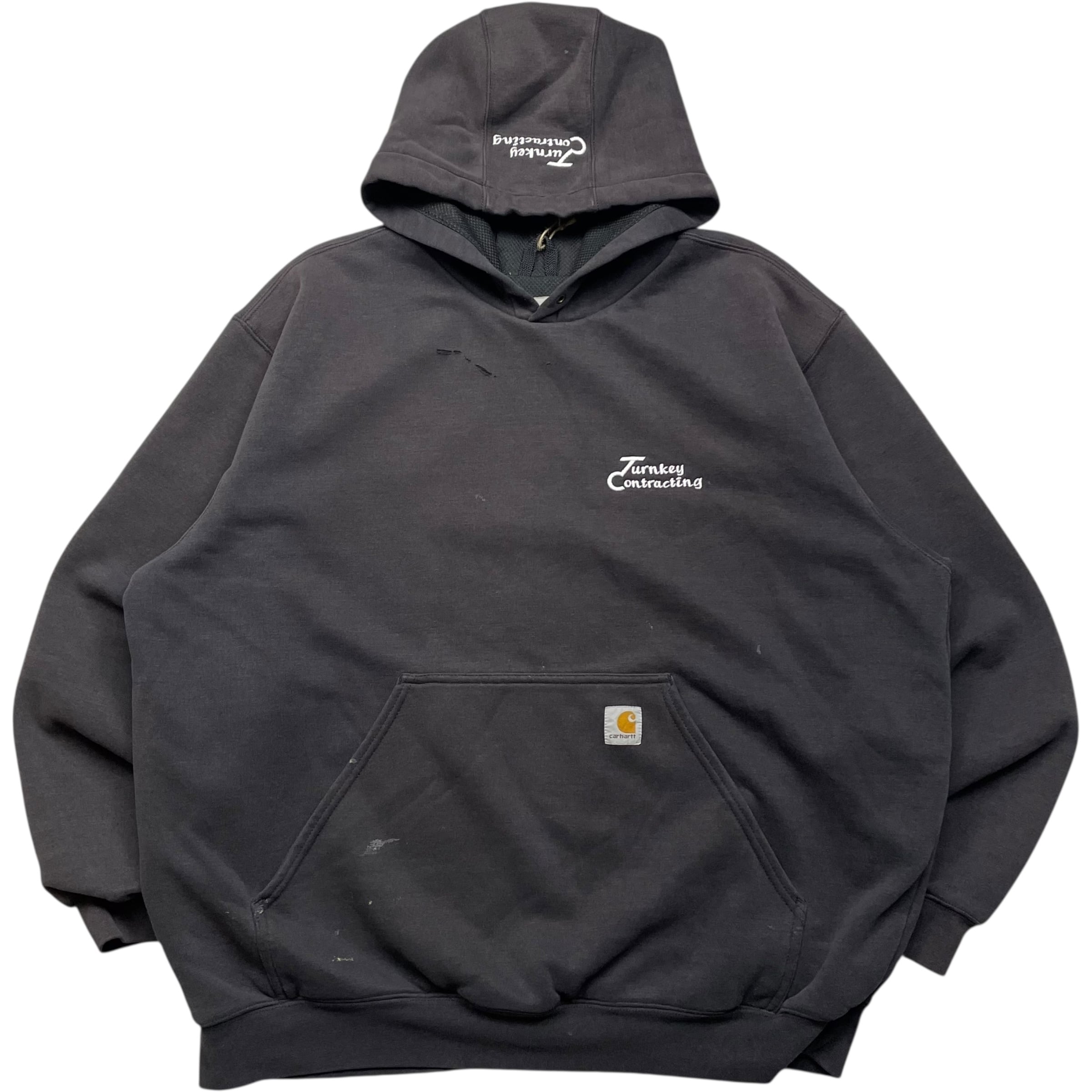 《XL》Carhartt カーハート パーカー ブラック 裏地メッシュno.9465