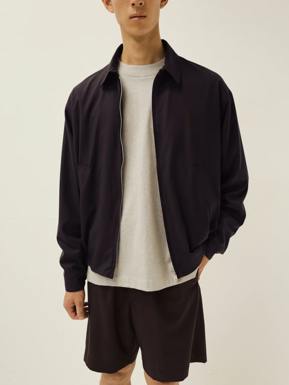 KAPTAIN SUNSHINE Wool Poplin Zip Blouson KS26SJK09 | BENTO