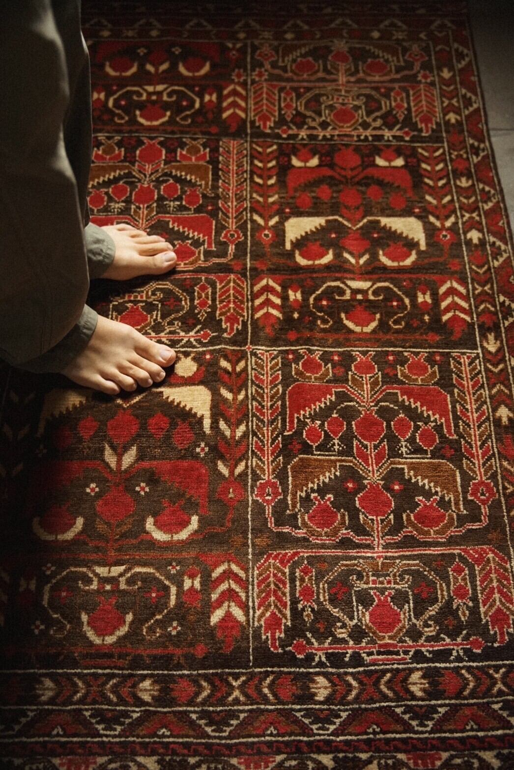 1002 - Vintage Turkmen Ali khoja rug