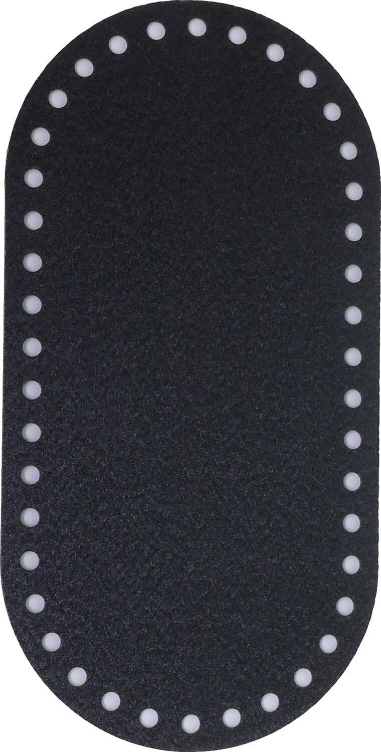 【在庫処分】ハマナカ バッグ底板 楕円 19.8cm×10cm 黒 H204-627