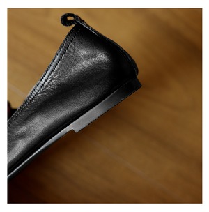 ソフトレザー スリッポン フラットシューズ 3color  W10409