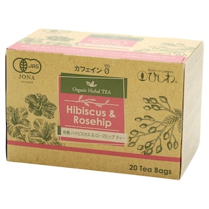 有機ハイビスカス＆ローズヒップティーTB 40g(20袋)　ひしわ