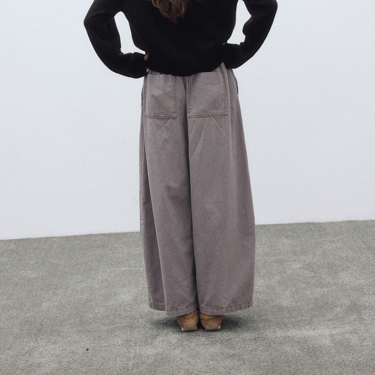 Wide Leg Pants 【4color】 T3585