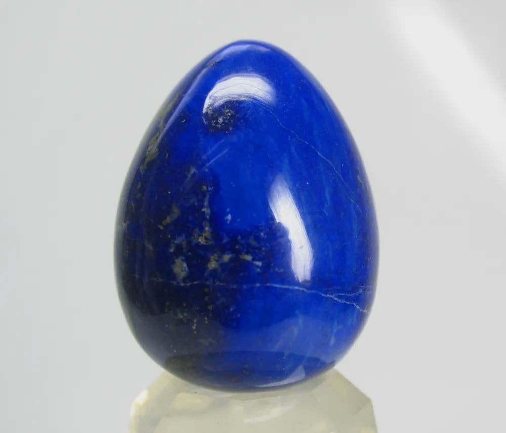 極上の天然ラピスラズリ エッグ 特選品☆F566 | 水晶・天然石
