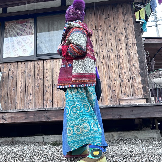 ヤク重ね着風スカート A