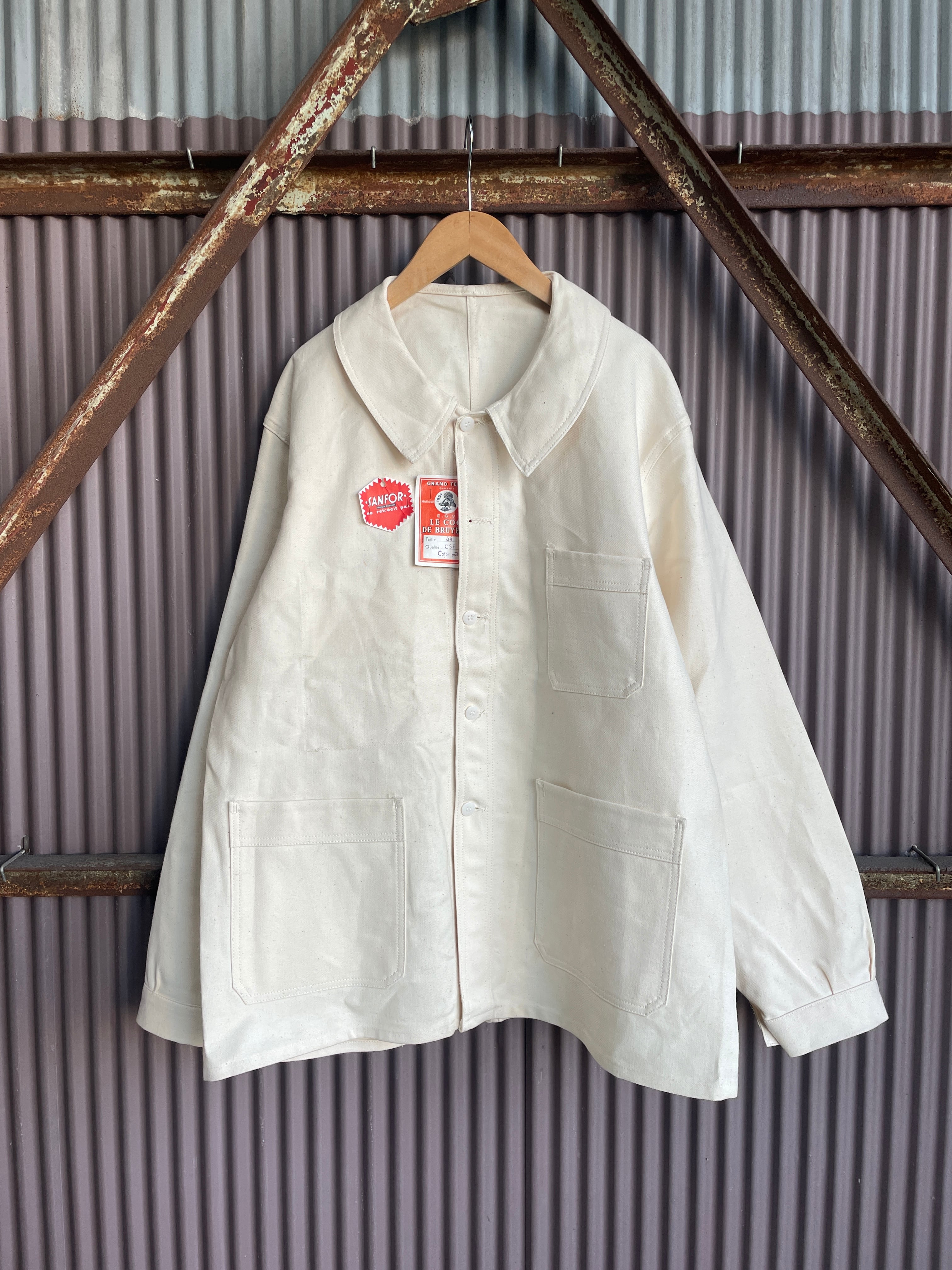 aoihitsuji / mid 20th c. french / cotton work jacket / dead stock ...