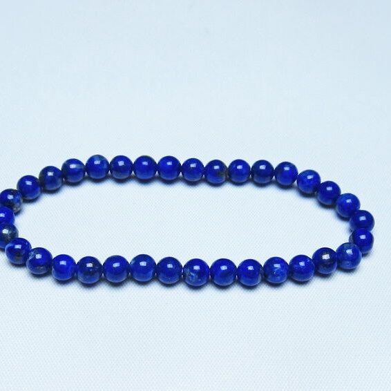 ラピスラズリ ブレスレット 5mm 一点物 メール便可 [M便 1/10] 111-48383