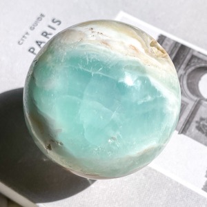 High Quality Caribbean Blue Calcite Sphere 8 ✧ カリビアンブルーカルサイト