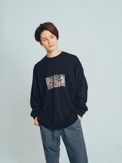 EURO PHOTO LONG SLEEVE T【TRUMPET】