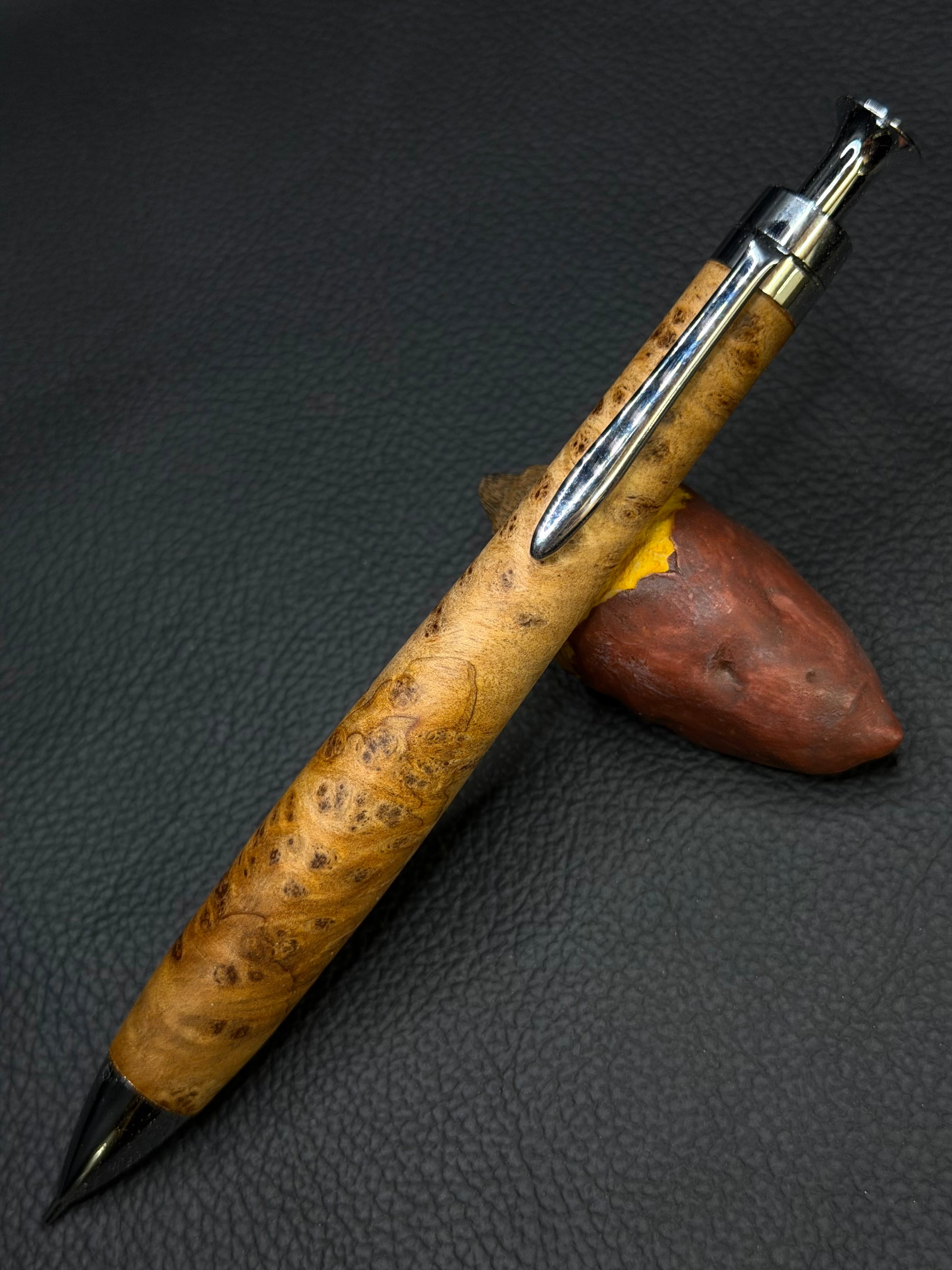 45 朴 極上杢 「ボールペン シャーペンへ変更可能」 | こぶた工房