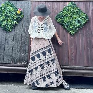 シルク巻きスカート5207