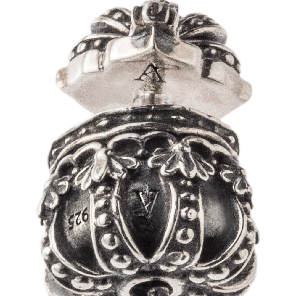 クラウンキャッチスタッドピアス AKE0110 Crown catch stud earring