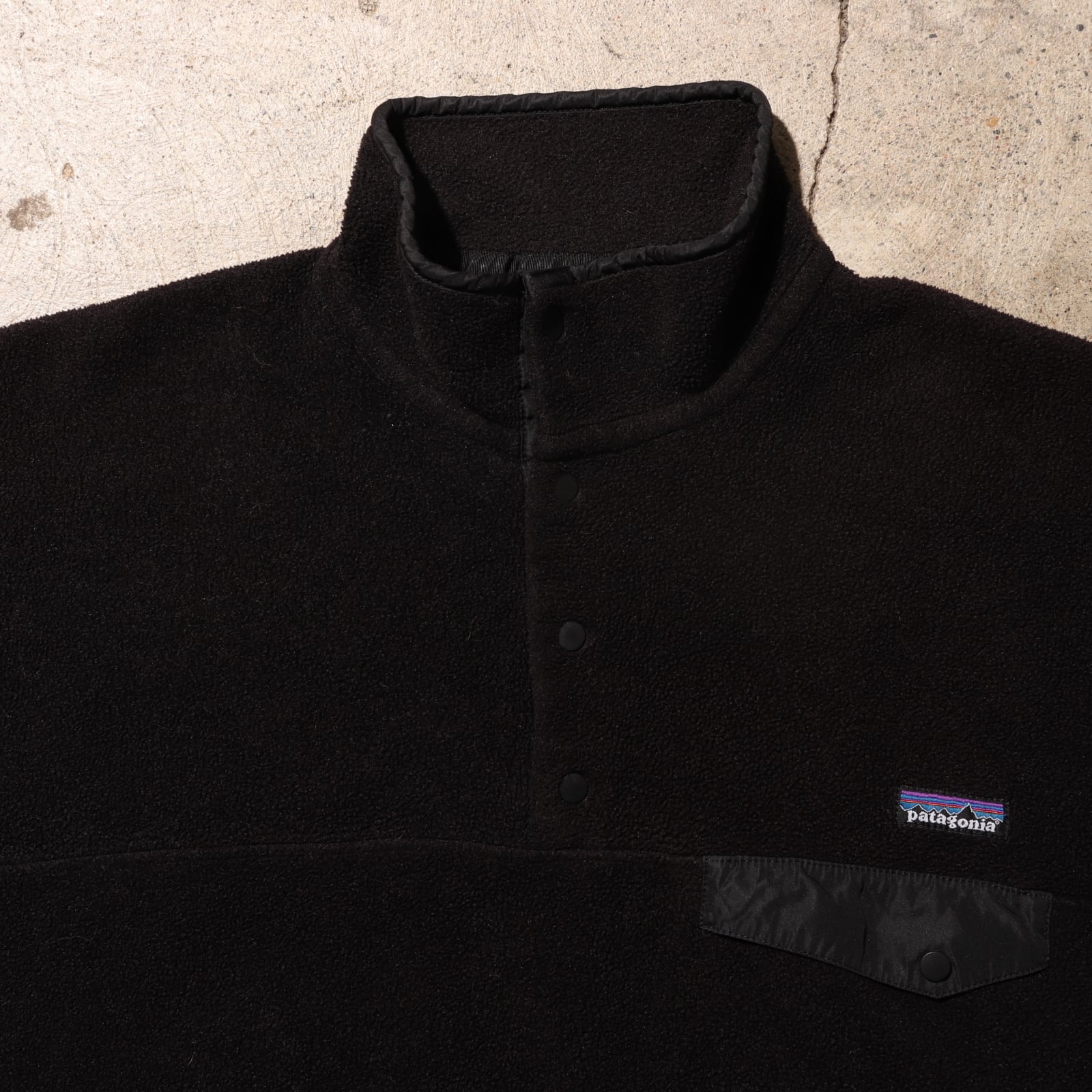 美品 M 00年 オールブラック シンチラ スナップT patagonia 黒 ...