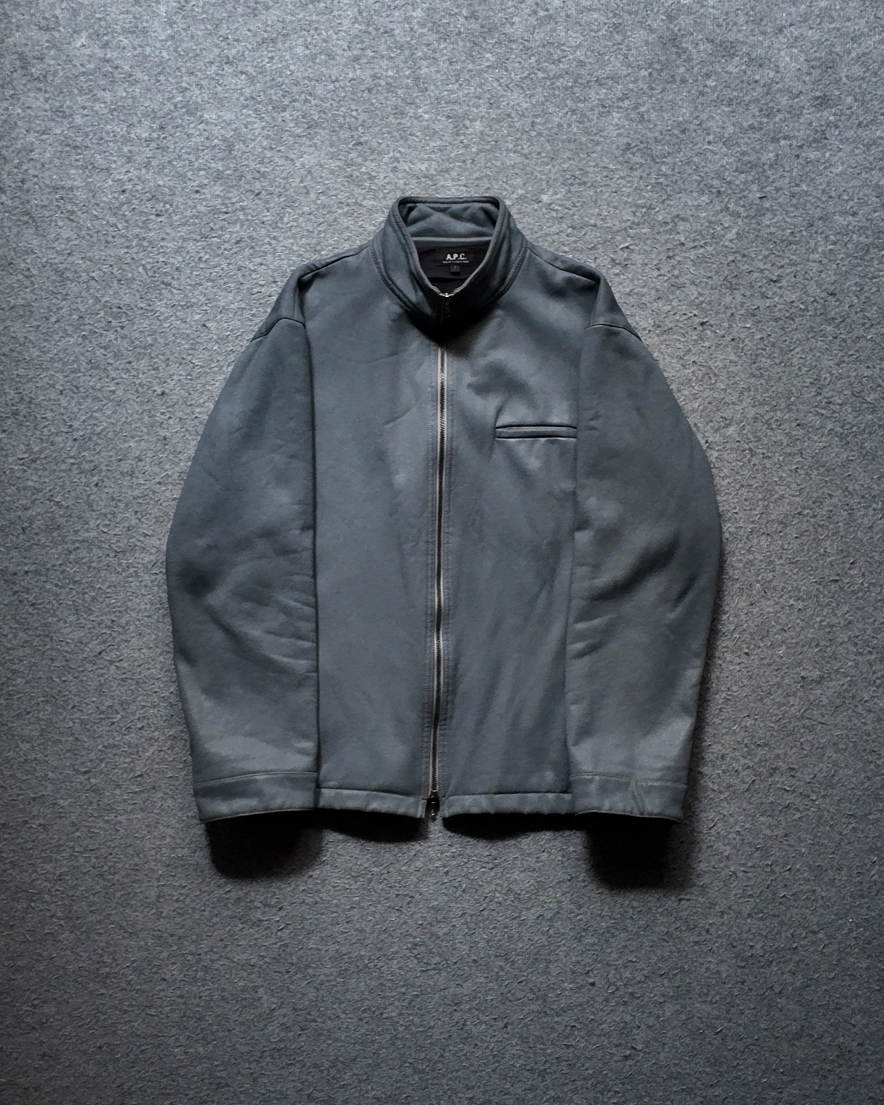 【A.P.C】double zip oversized coating blouson