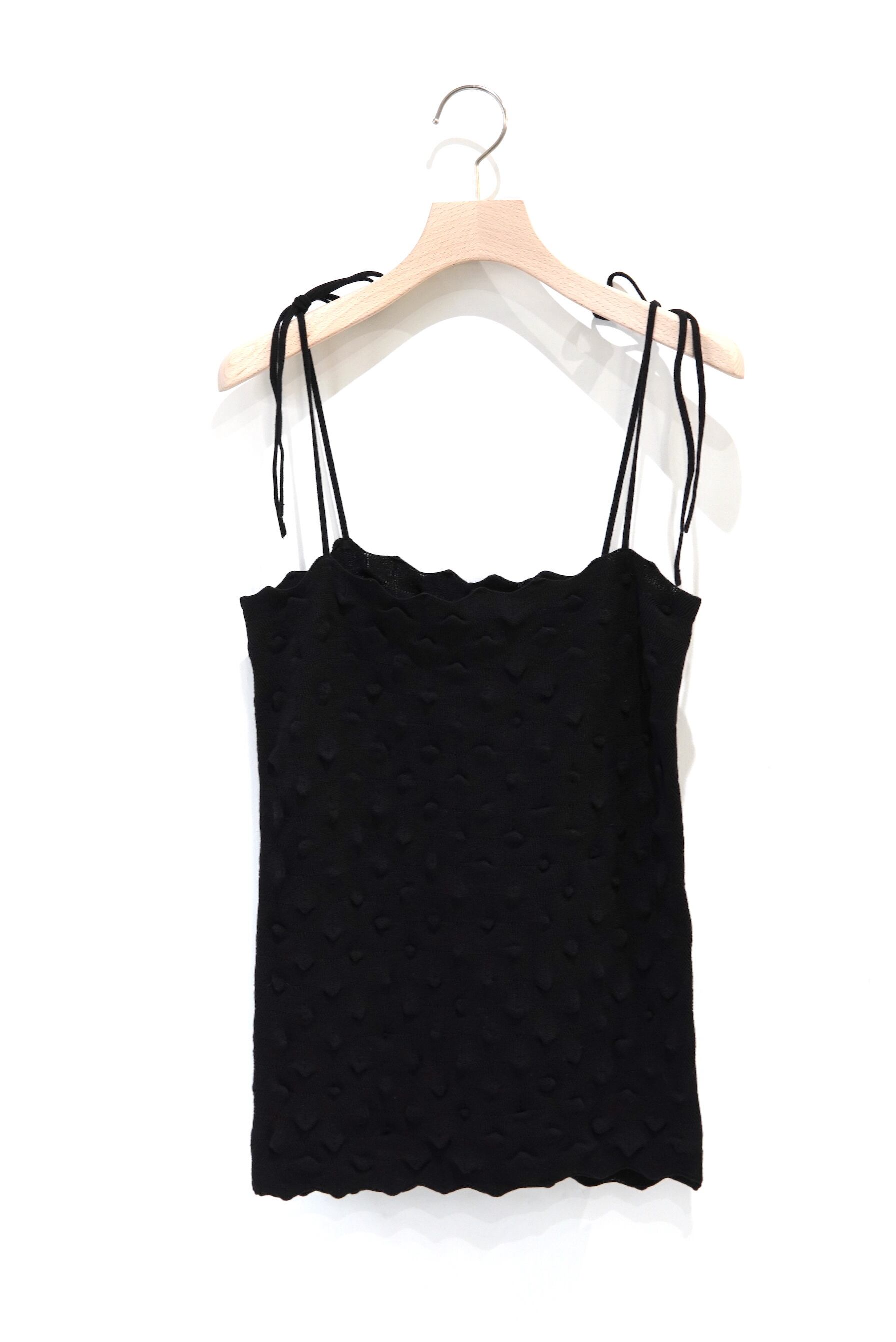 OPEN SESAME CLUB / durian camisole / Black | POETRY