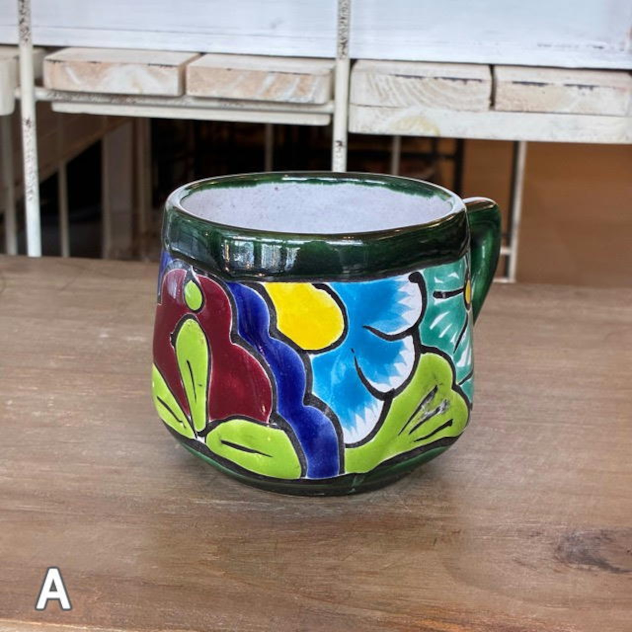 Mexicco Guanajuato ware mug 9type　メキシコ　グアナファト焼　マグカップ　全9種　コーヒー　紅茶　ジュース　カップ　ソーサー　