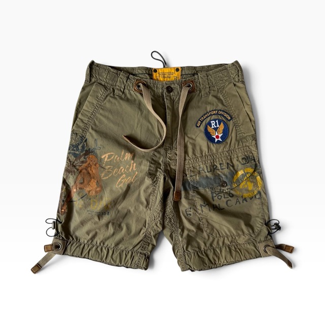 90s～Polo by Ralph Lauren Cargo Short Pants ポロ バイ ラルフローレン カーゴショートパンツ W30