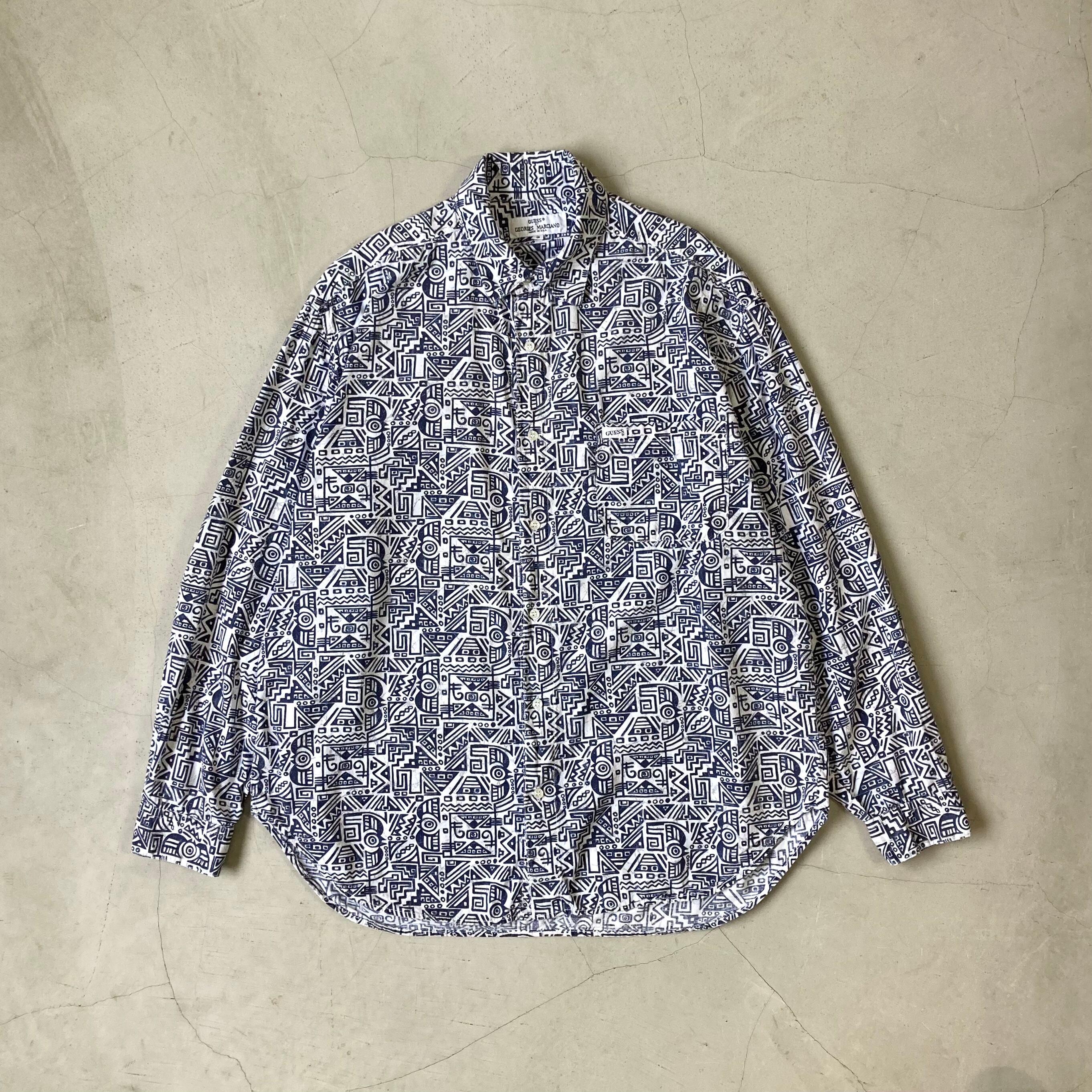 長袖総柄シャツ / L/S patterned shirt | 川村古着店