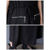 立体ポケット ノースリーブ ワンピース  30041