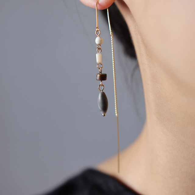 Long chain earrings