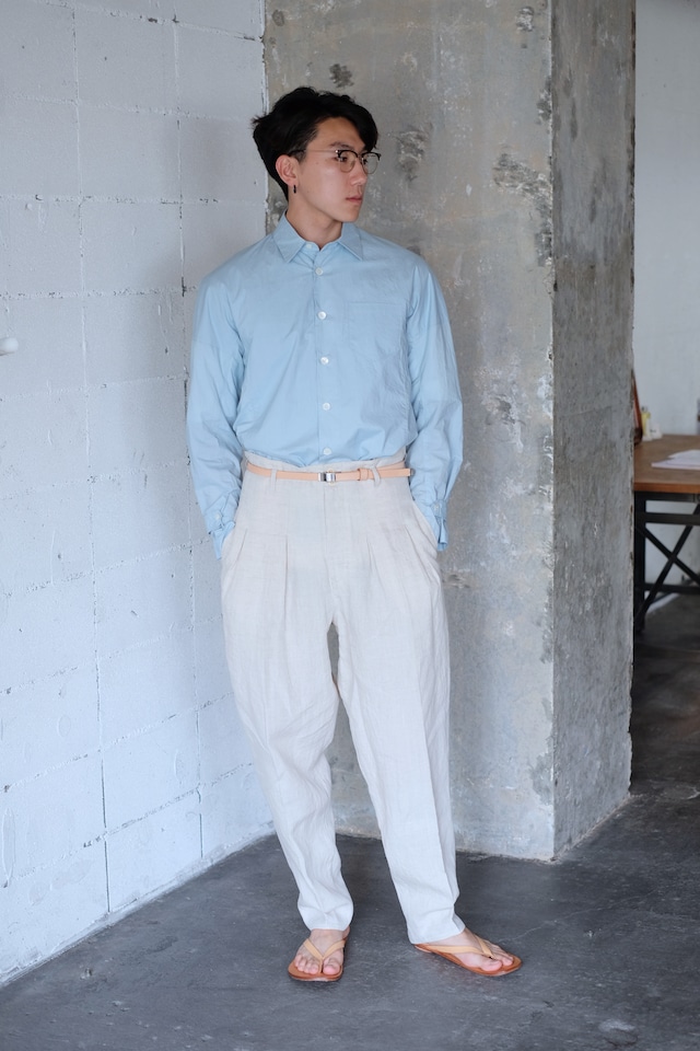 Work shirt  [ Pale blue ]