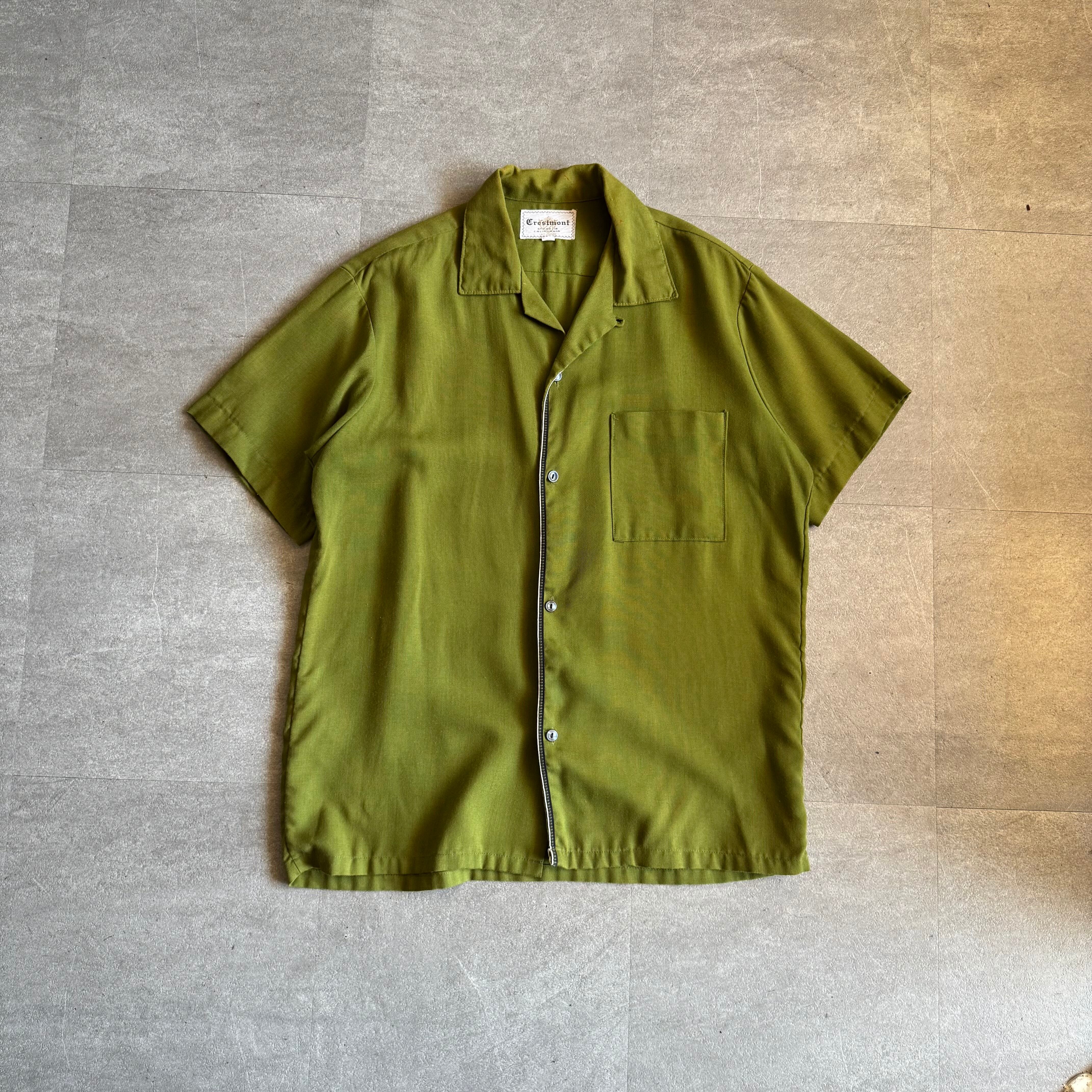 60s USA製 Vintage Opencollar Cotton Shirt 【公式通販】