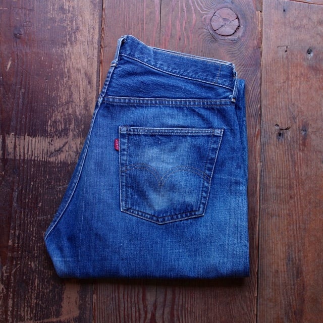 1970s Levi's 501 66 Single Red Line W34 L28.5 / リーバイス 66 前期