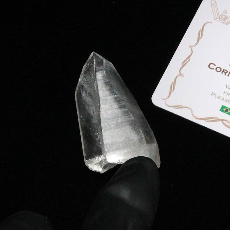 レムリアンシード 水晶 原石 ブラジル ミナスジェライス州 コリント産 証明書付属 一点物  おまかせ便 271-217