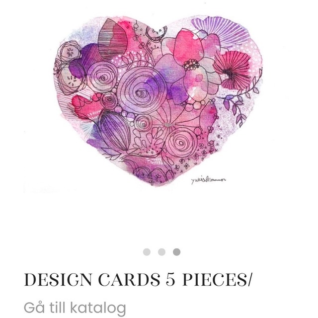 北欧デザインカード ありがとうの花 2枚セット Designcards Yukisblommor 北欧デザインカード ありがとうの花 2枚セット Designcards Yukisblommor