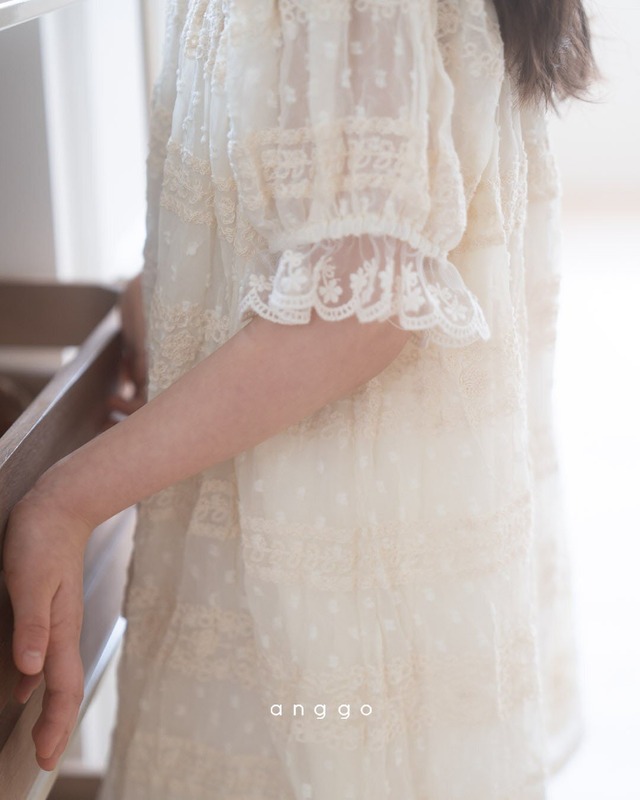 *即納* anggo いちごクリームワンピース