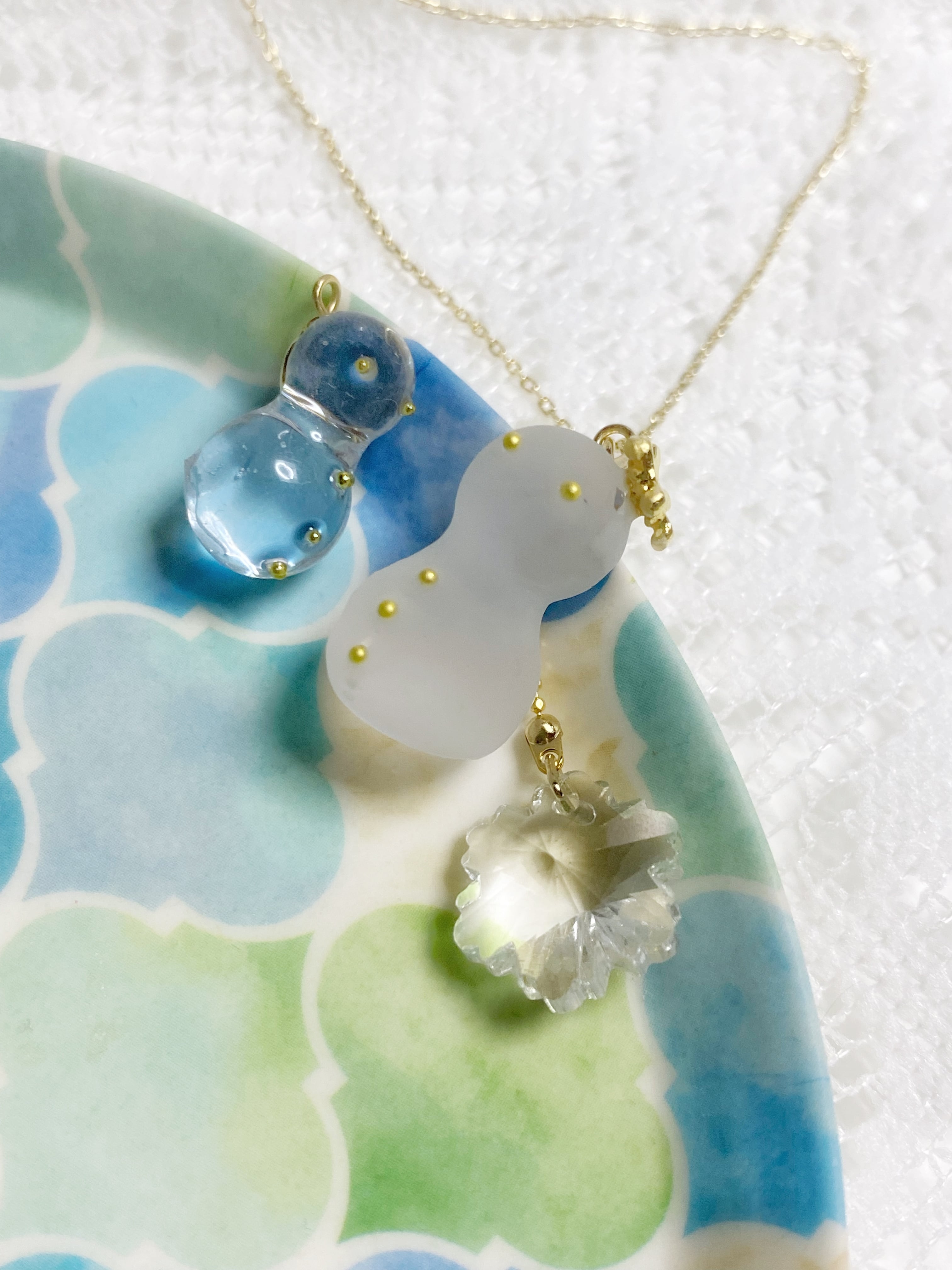 雪だるま ネックレス | Kazahana