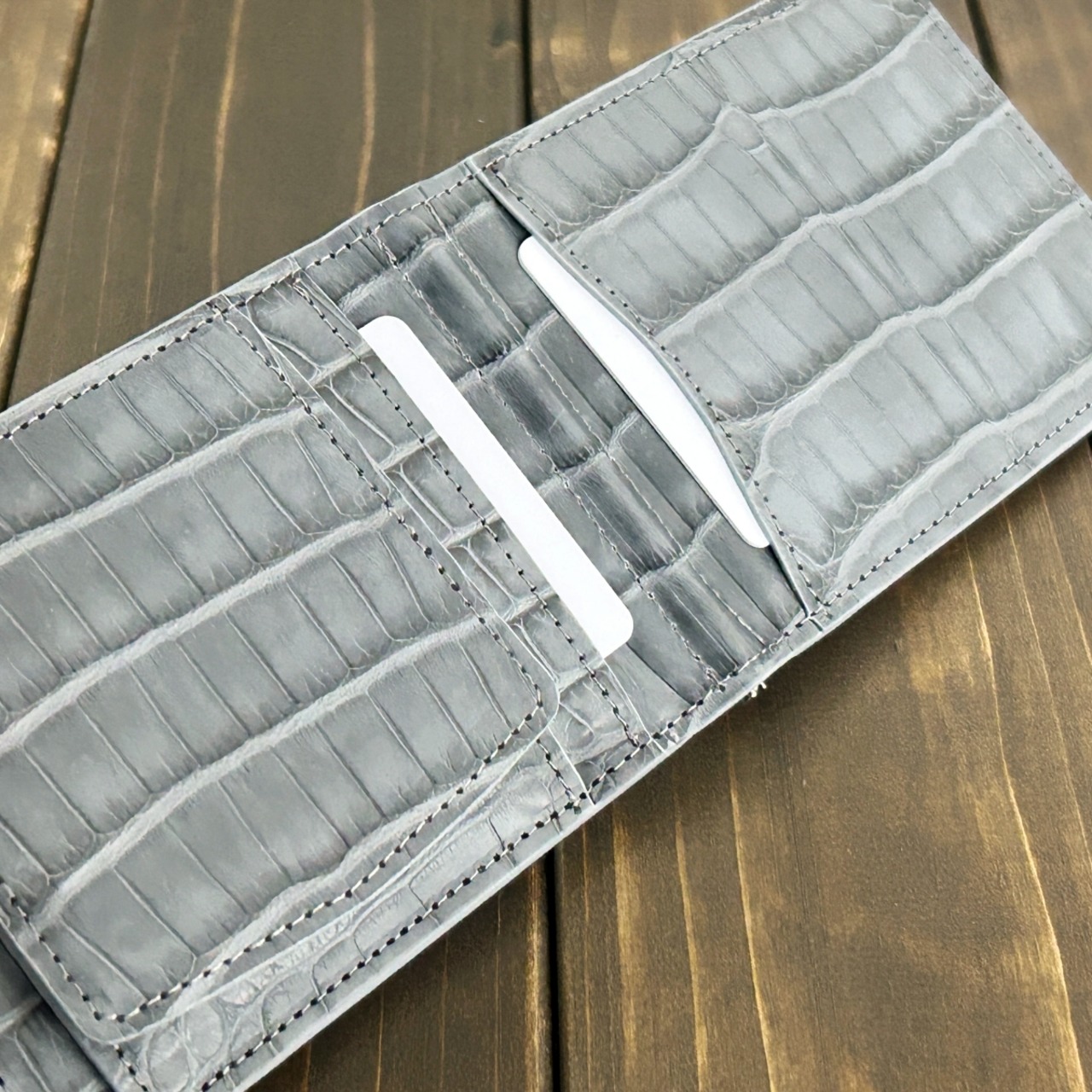 アリゲーター 無双 マネークリップ クラシック スティールグレー