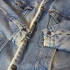 80s〜90s USA製　Levi’s ボアデニムジャケット　ミドル丈　ブルー　L リーバイス
