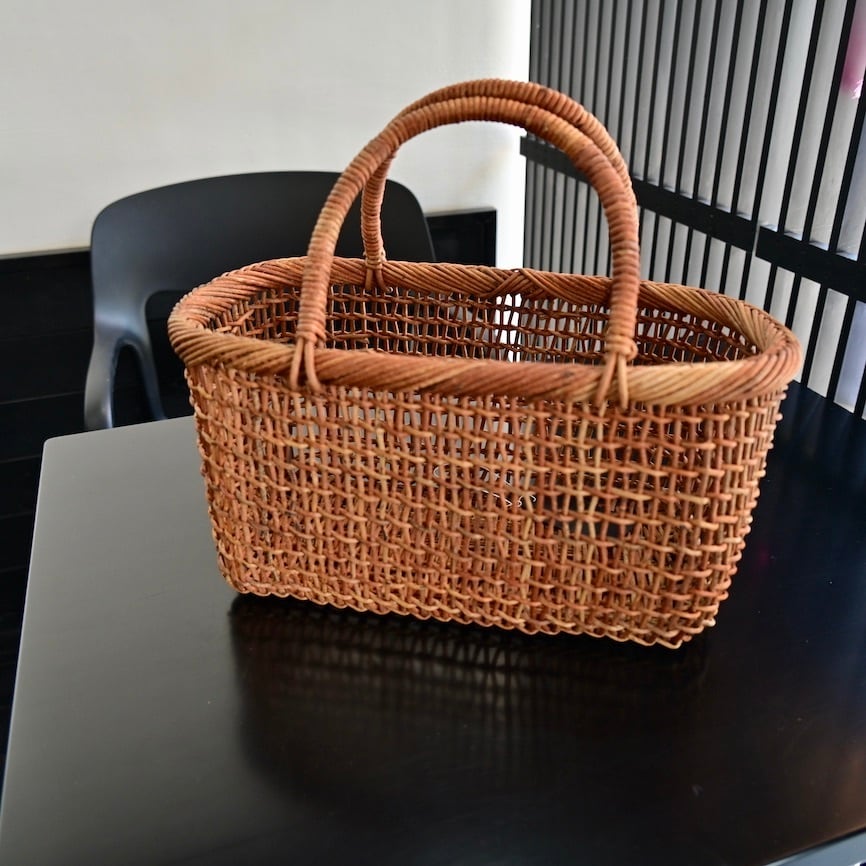 宮本工芸 あけび蔓 細目こだし編みロータイプ | casa rua 宮本工芸 あけび蔓 細目こだし編みロータイプ | casa rua
