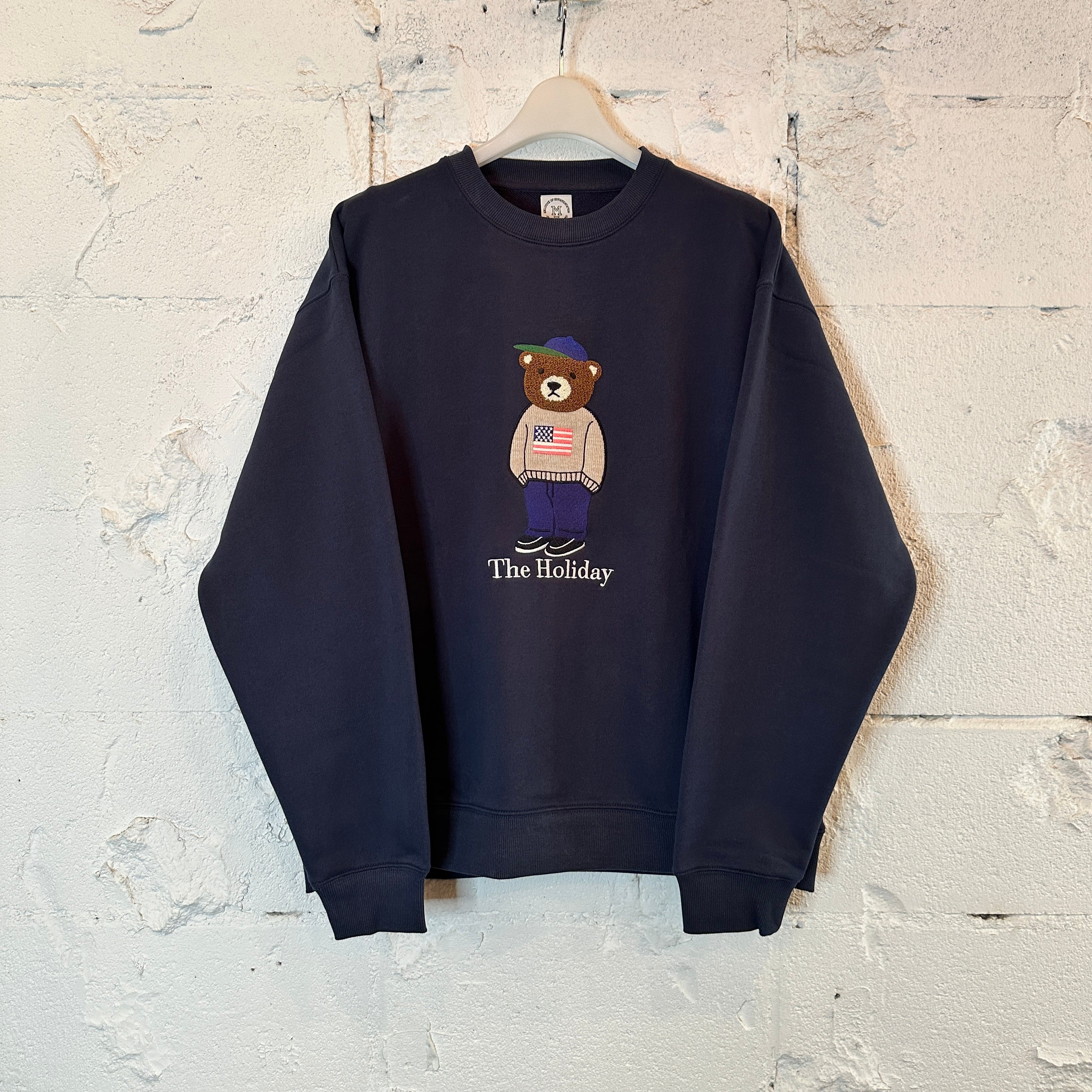 裏毛クマ刺繍スウェット | GLOVEEEK