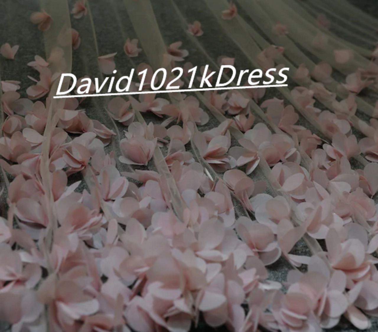 高品質！ ロングベール ピンク 花びら付き 結婚式/披露宴 ウェディング  