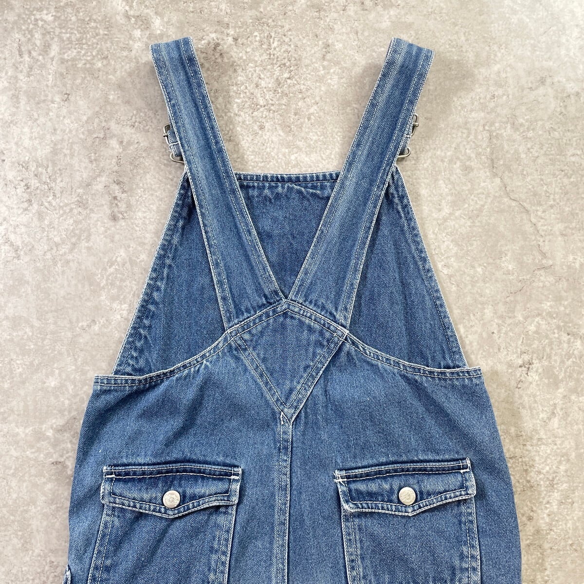 オーバーオール VINTAGE Davidson 【超希少】Harley 着脱可 オーバーオール デニム ハーレーダビッドソン DAVIDSON kids】HARLEY パンツ