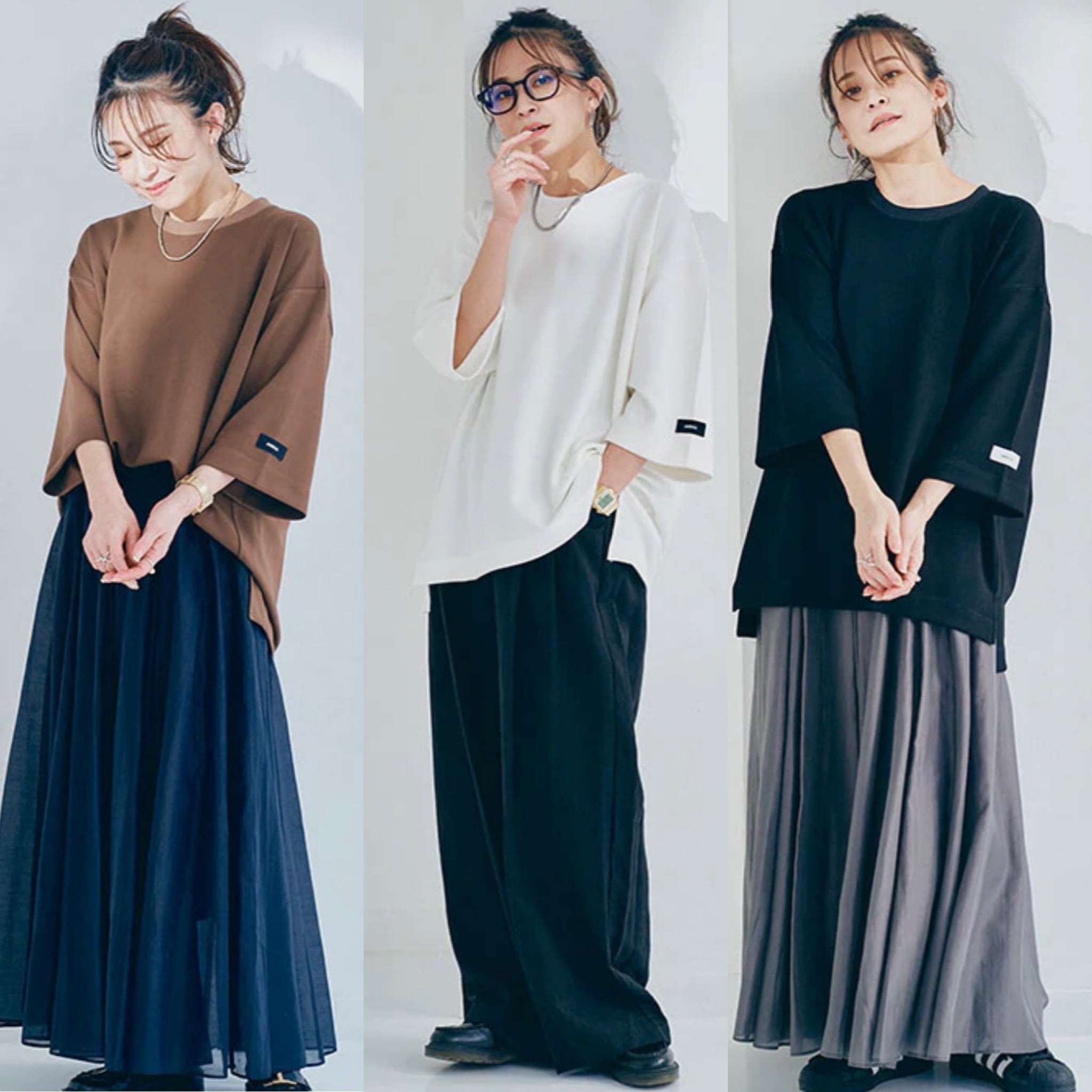 【 ANIECA 】Big Ponte Tee