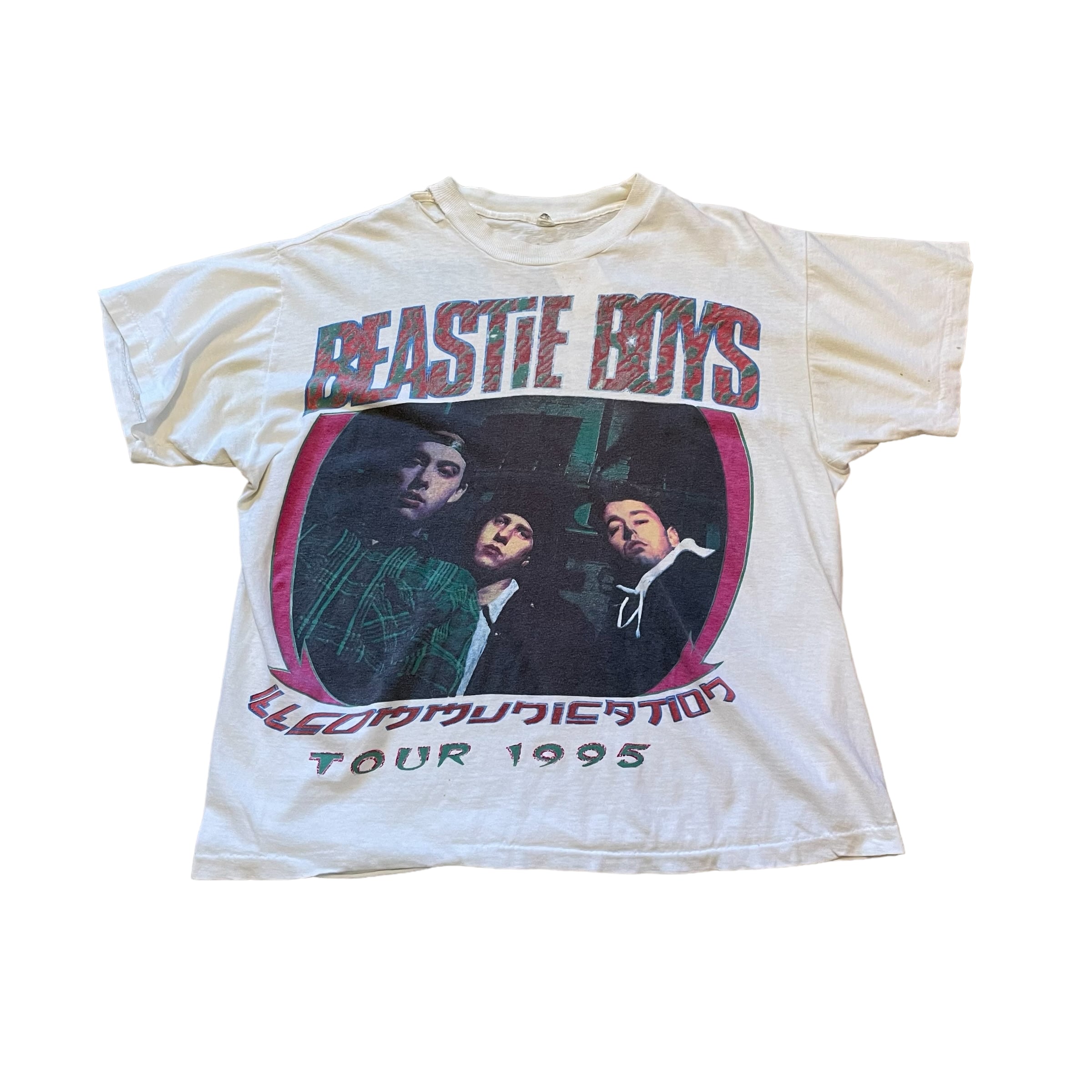 1995s BEASTIE BOYS "Ill COMMUNICATION tour" parking lot T-shirt | What'z up