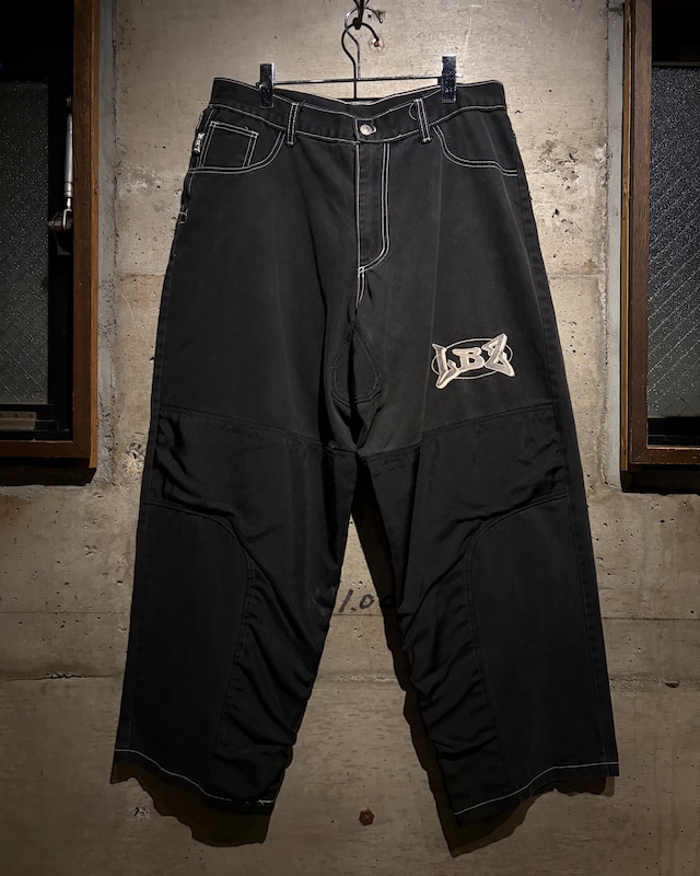 【Caka】“LBZ” Switching Design Vintage Motocross Pants