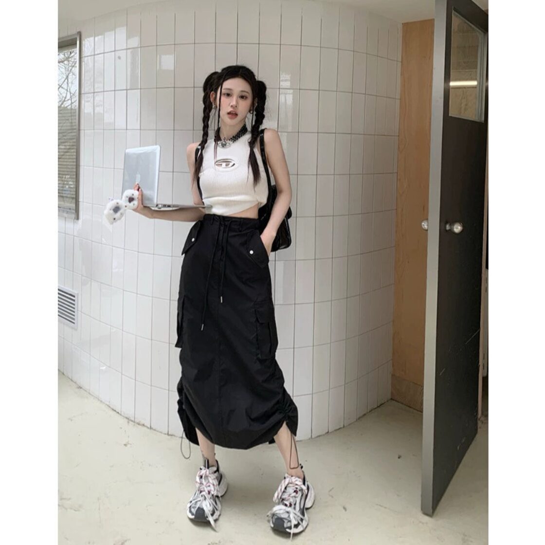RUMCHE 2020AW はれ ボンディングスカート