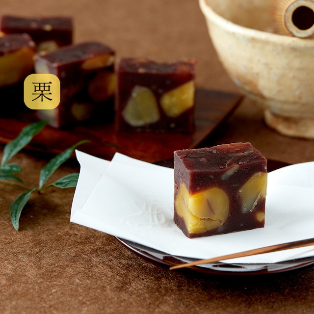 【１棹】みつ栗の月明かり｜栗蒸し羊羹