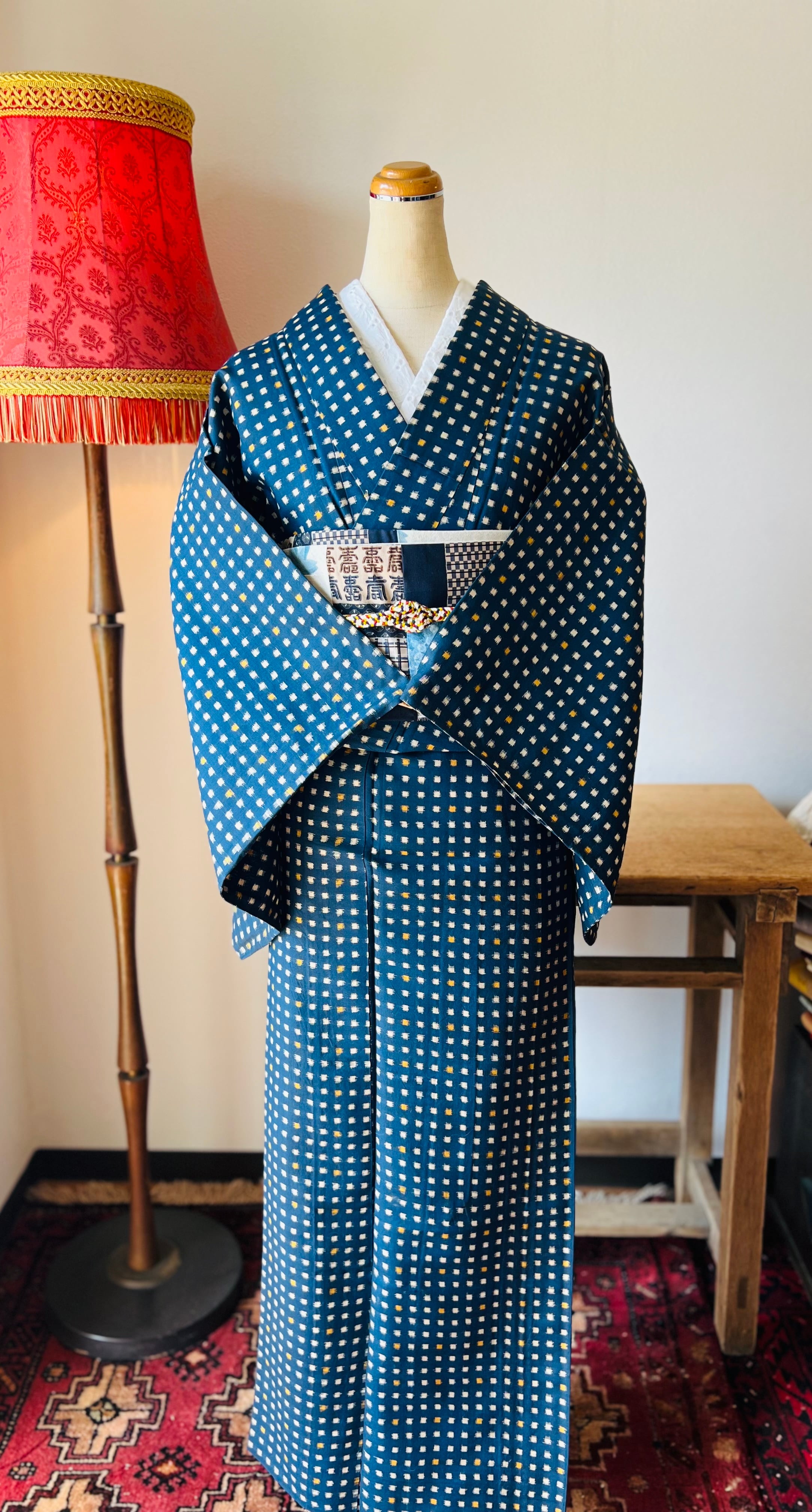 千寿】単衣着物 光模様／アンティーク | kimono tento ひふみ屋