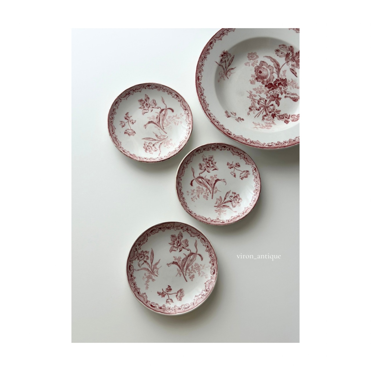 フランスアンティーク サルグミンヌ FONTANGES 深皿 【公式通販】