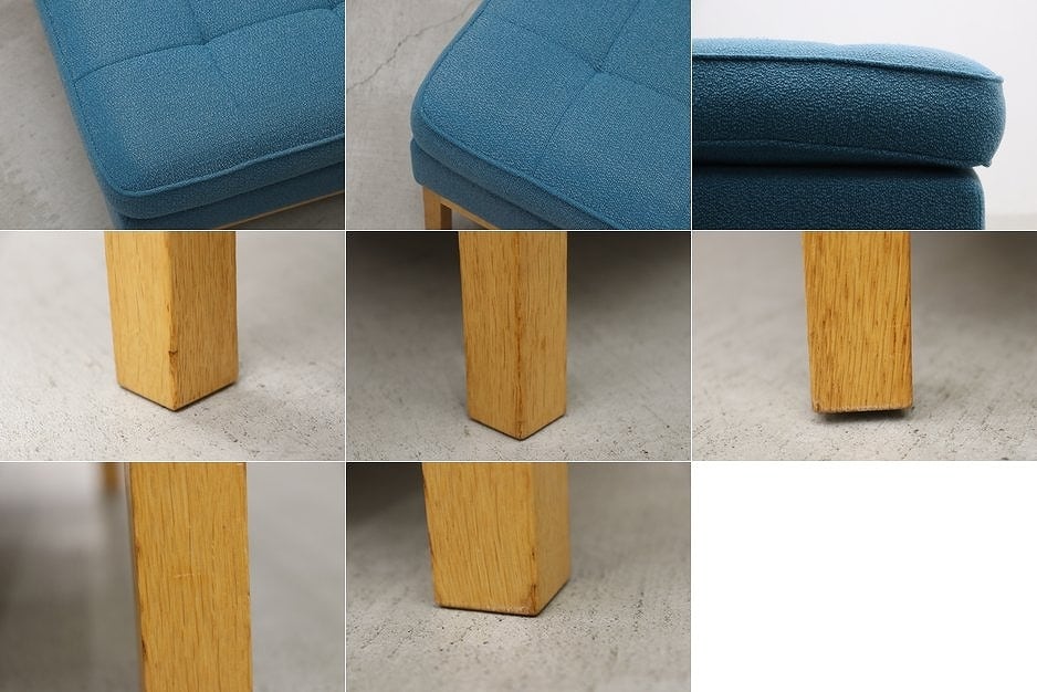 M*T様 希少品/ヴィンテージ　Knoll/ノール/ノル 本革オットマン　本革ス 沼津店】ヴィンテージ knoll ノール フローレンス・ノール