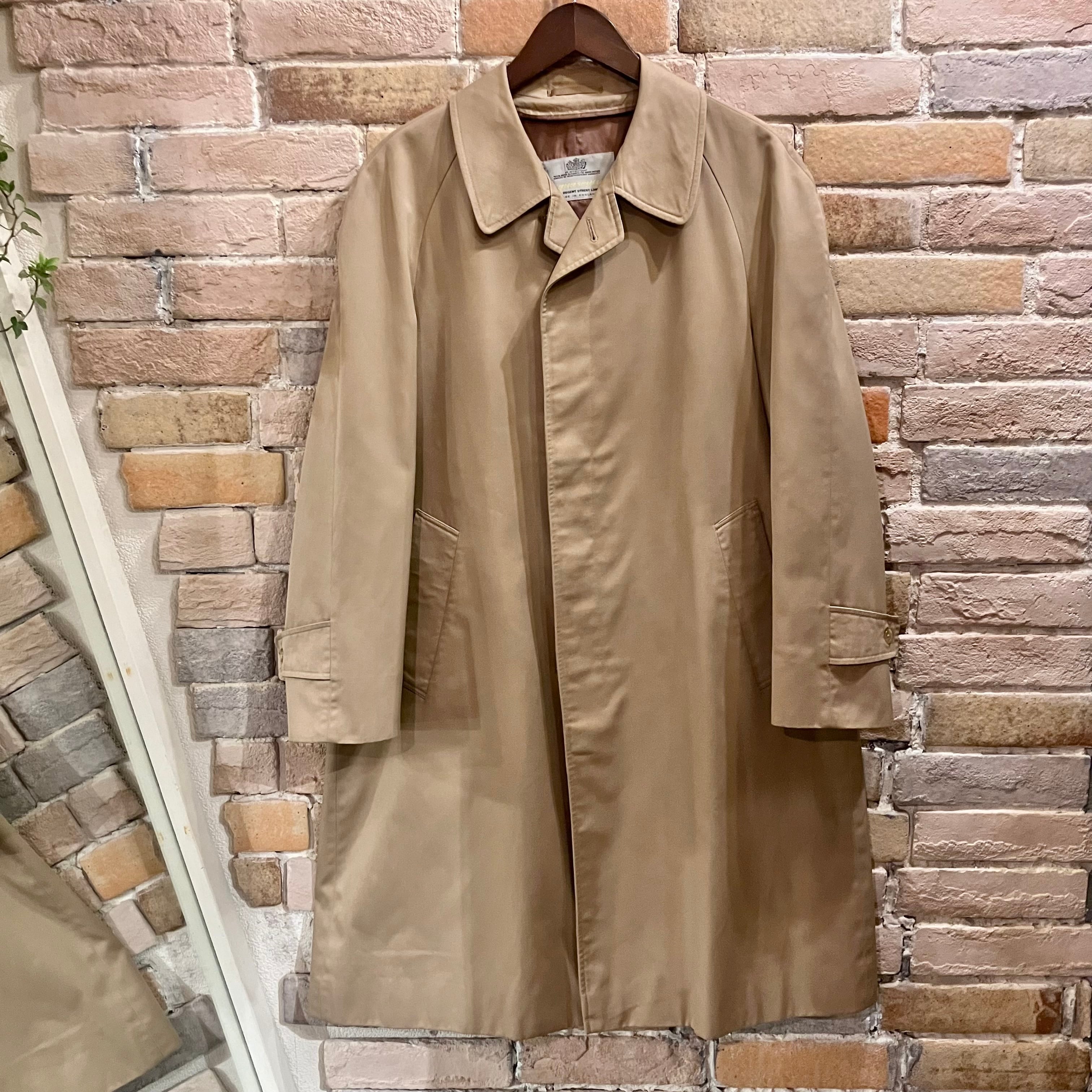 Aquascutum イングランド製 70~80's ステンカラーコート UK34 アクア