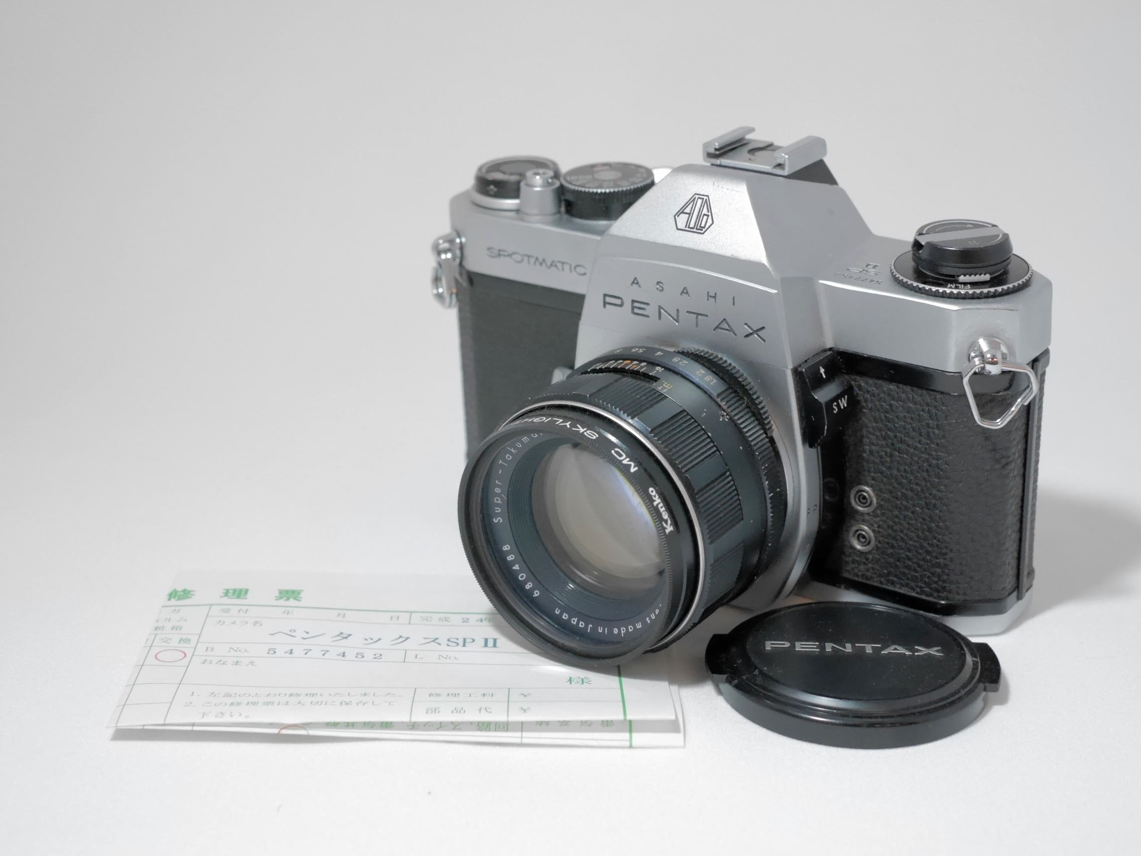 Pentax SP II (スーパータクマー55mm F1.8付)【中古 ボディ整備済 