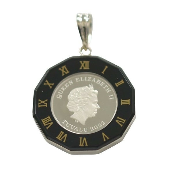 PT1000×PT900】プラチナ製ホースコインペンダントトップ 1/25オンス