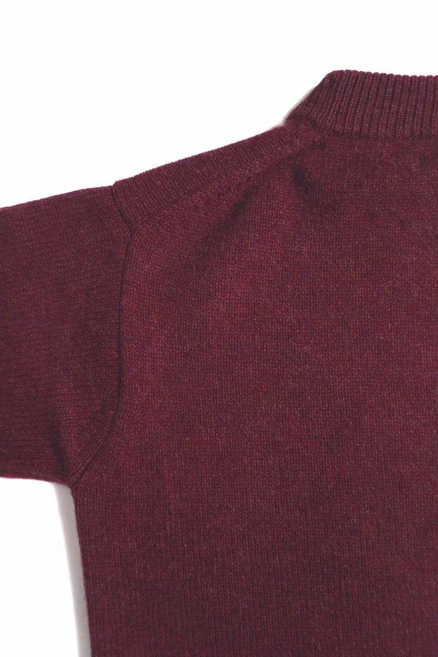 Hand Framed Super Merino Mock P/O