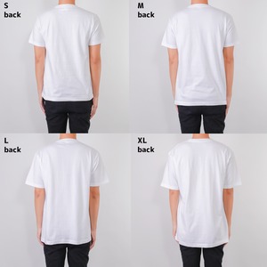 『That's it! Pafu Pafu Pafu Pafu』白ロゴ / スタンダードTシャツ(5.6オンス)　ブラック